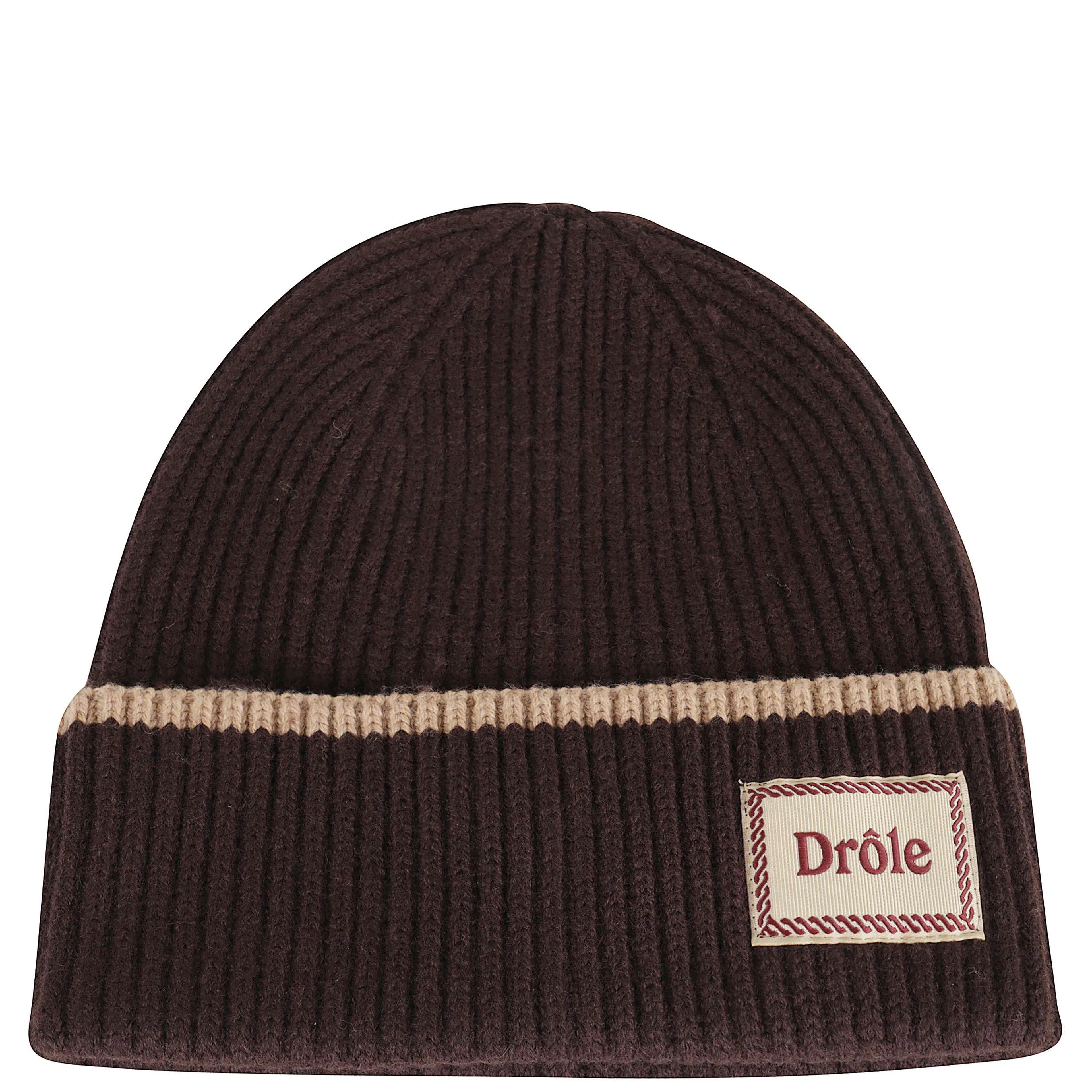 Woven label beanie