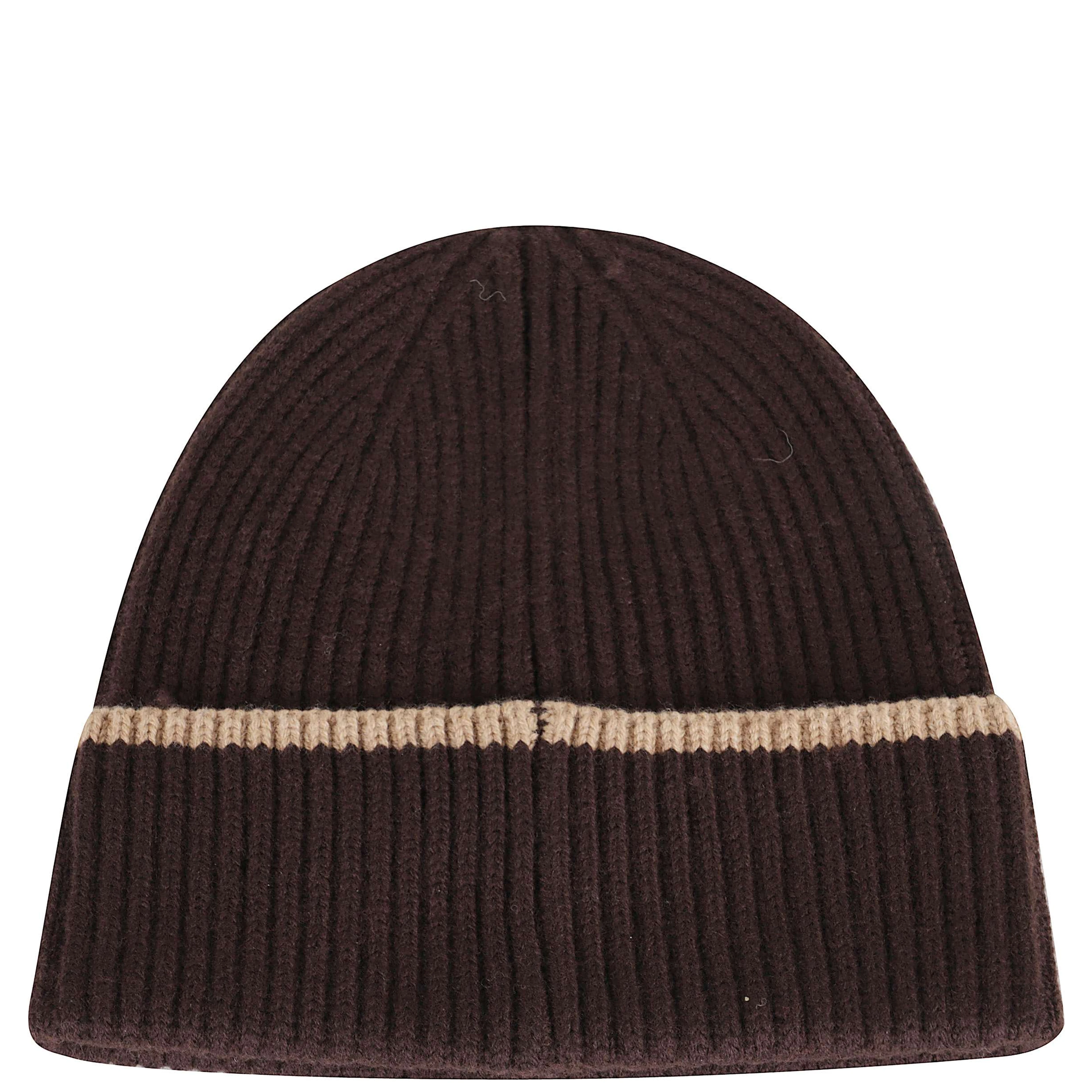 Woven label beanie