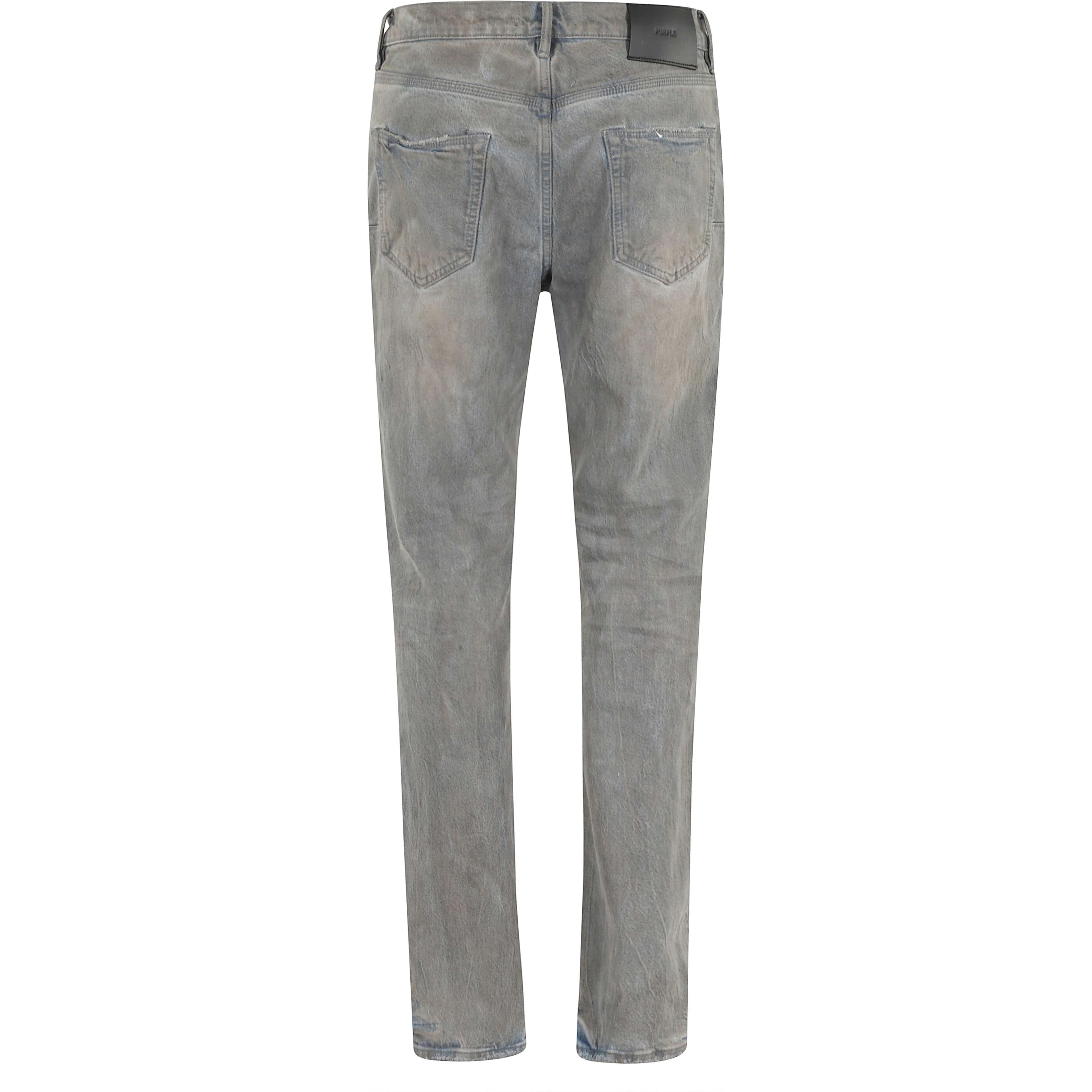 Dirty-effect jeans