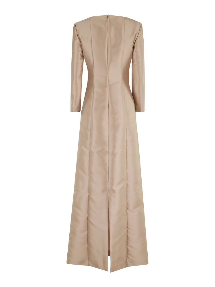 boat-neck gown alternative
