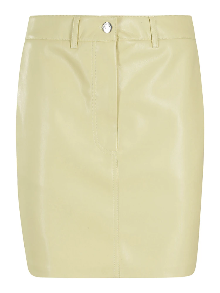 Miray faux-leather mini skirt