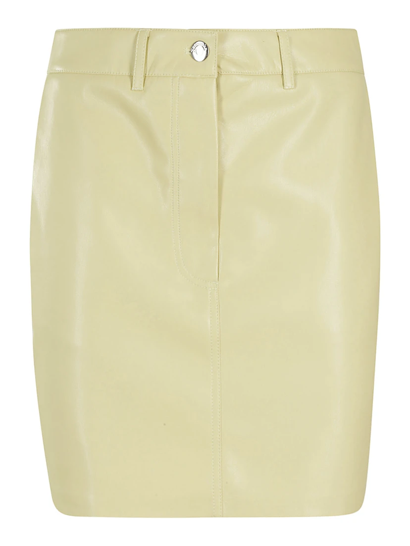 Miray faux-leather mini skirt