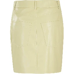 Miray faux-leather mini skirt