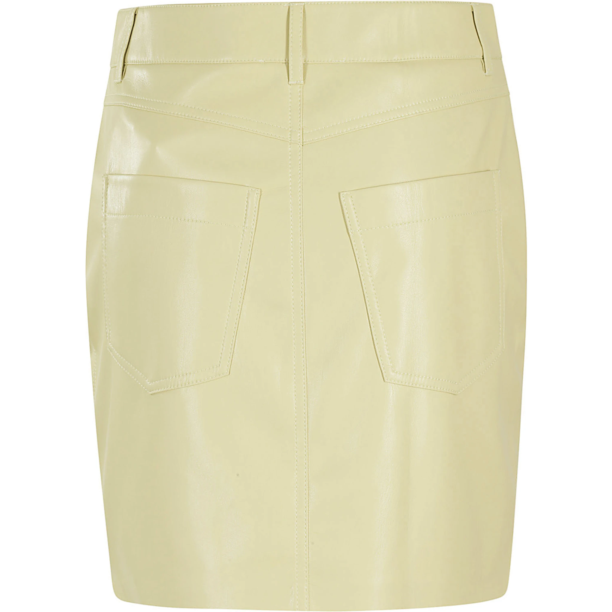 Miray faux-leather mini skirt