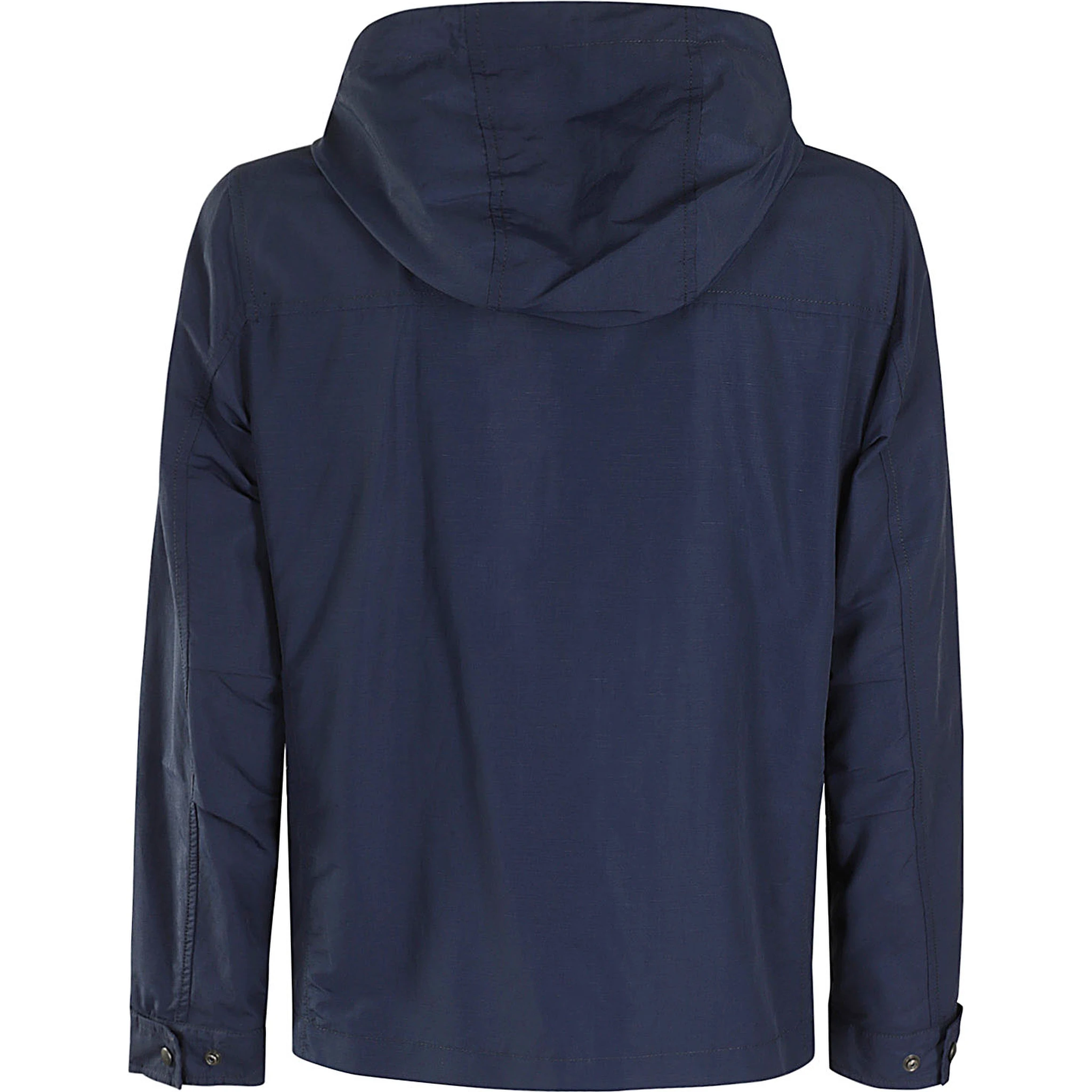 zip-up hooded windbreaker