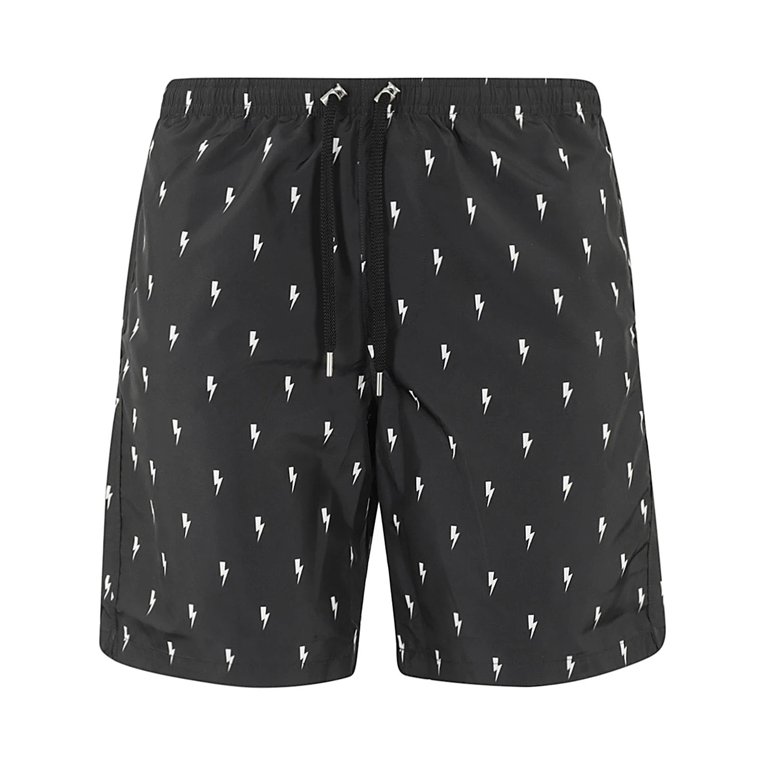 lightning bolt-print swim shorts