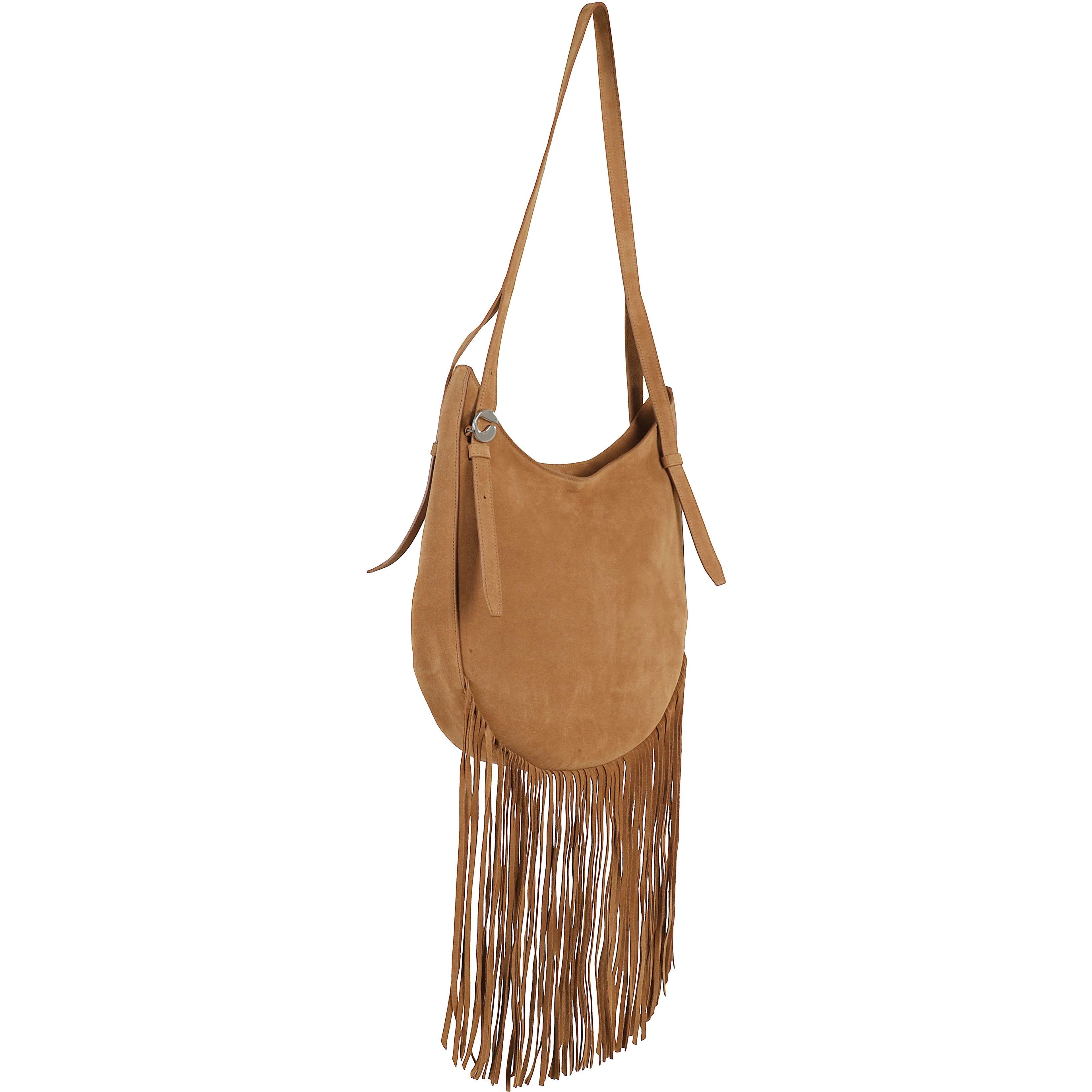 fringed shoulder bag