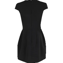 Cap-sleeve mini dress