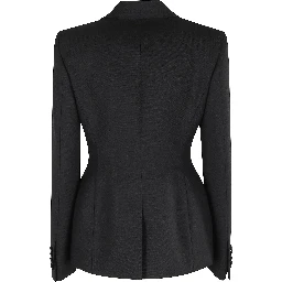 Double-breasted wool blazer