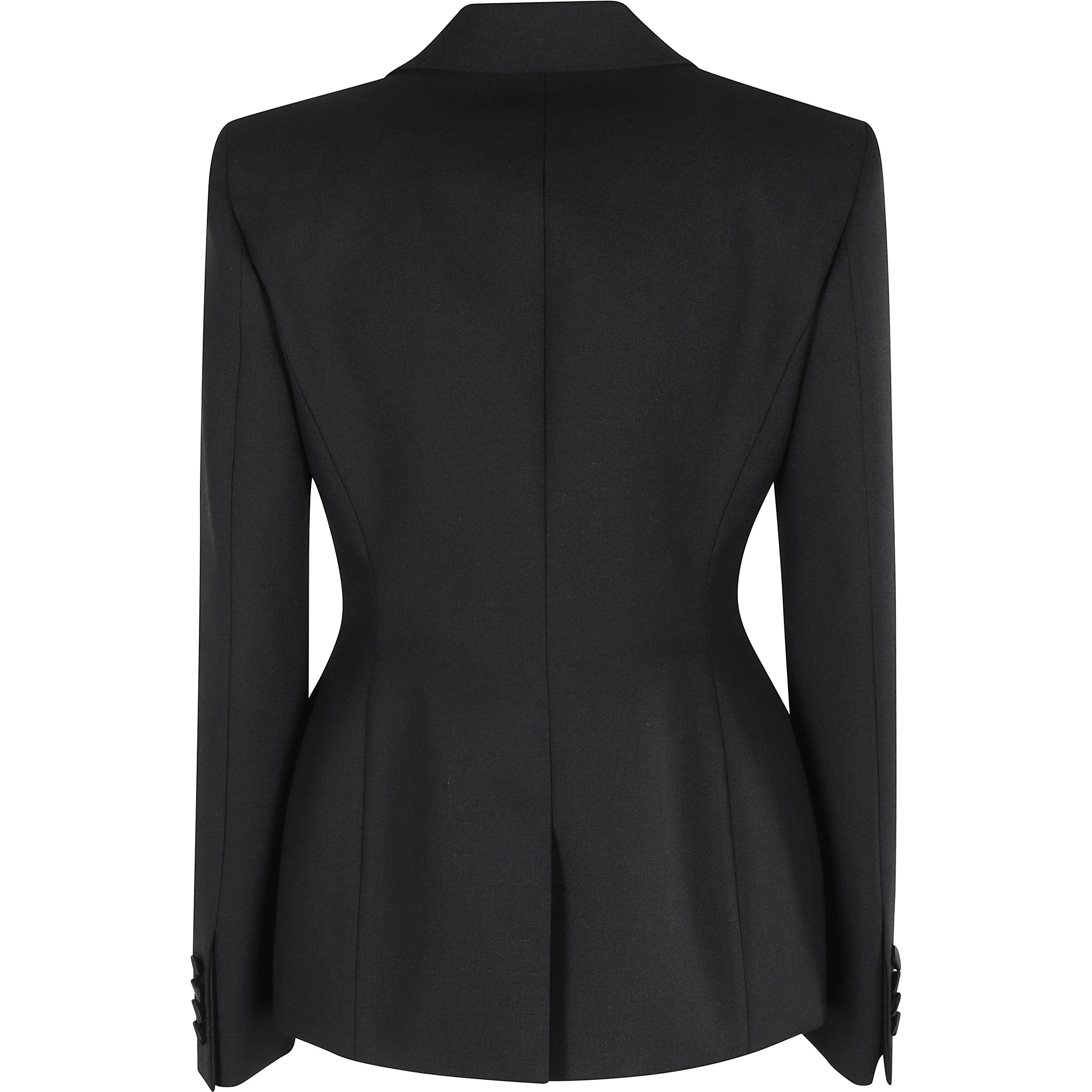 Double-breasted wool blazer