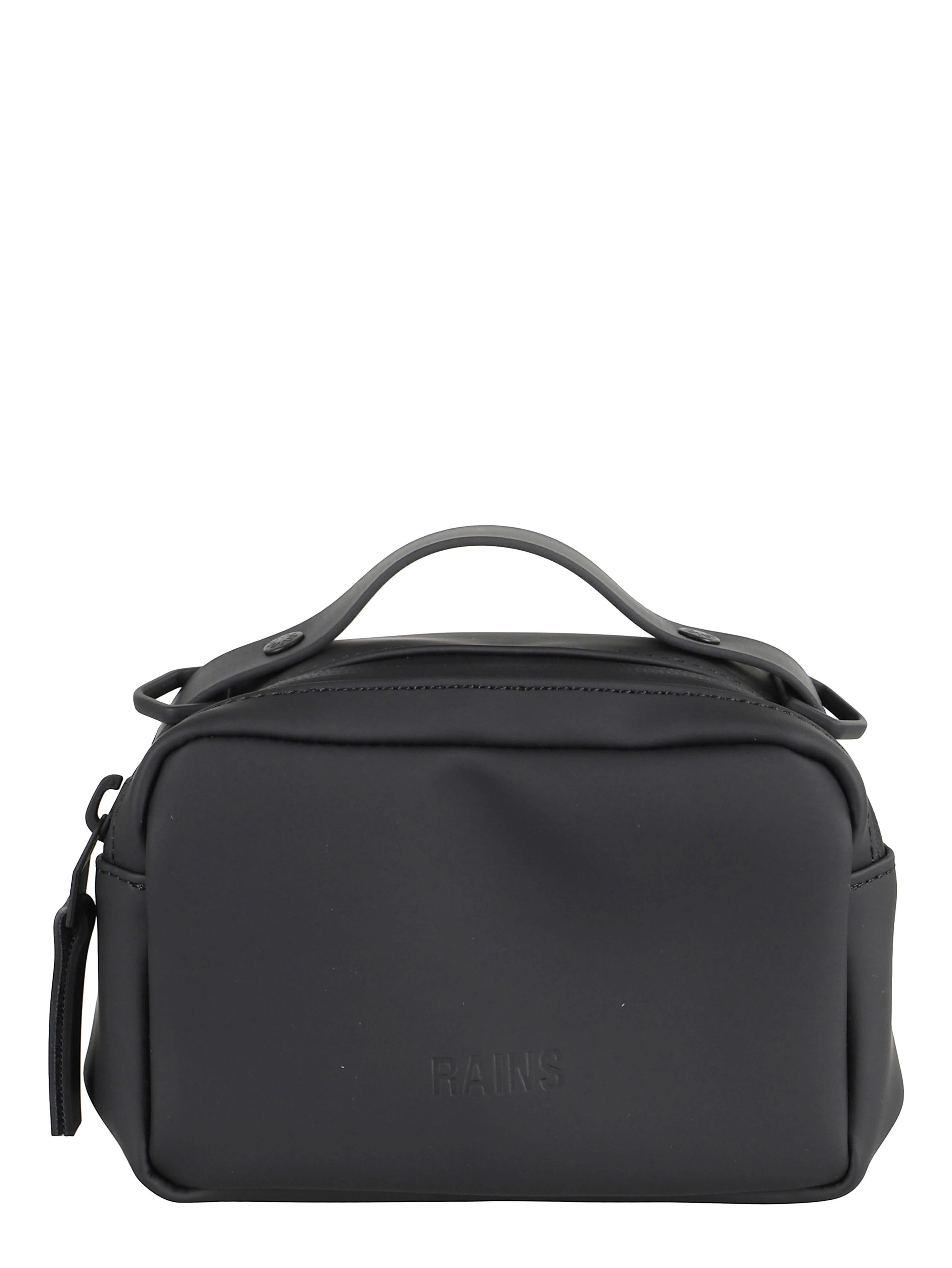 Logo-debossed faux-leather shoulder bag