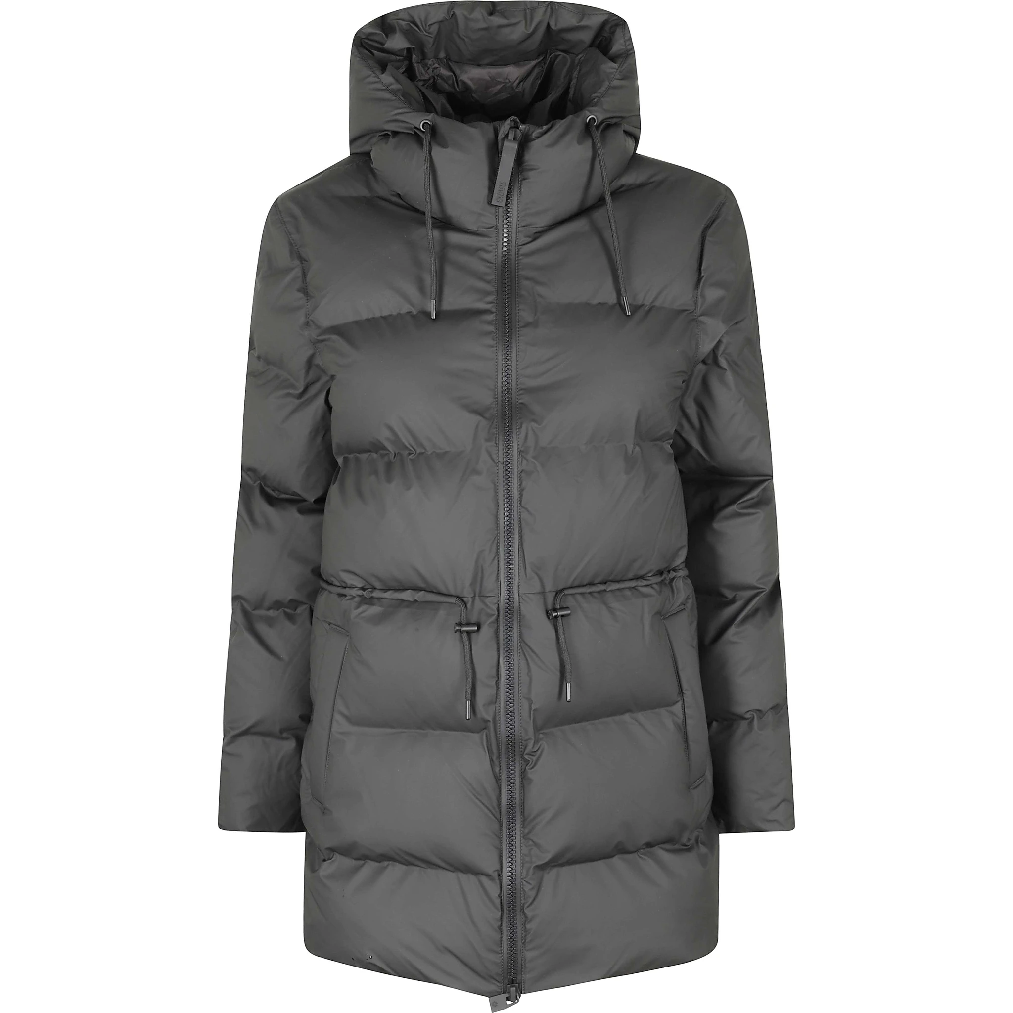 hooded padded coat