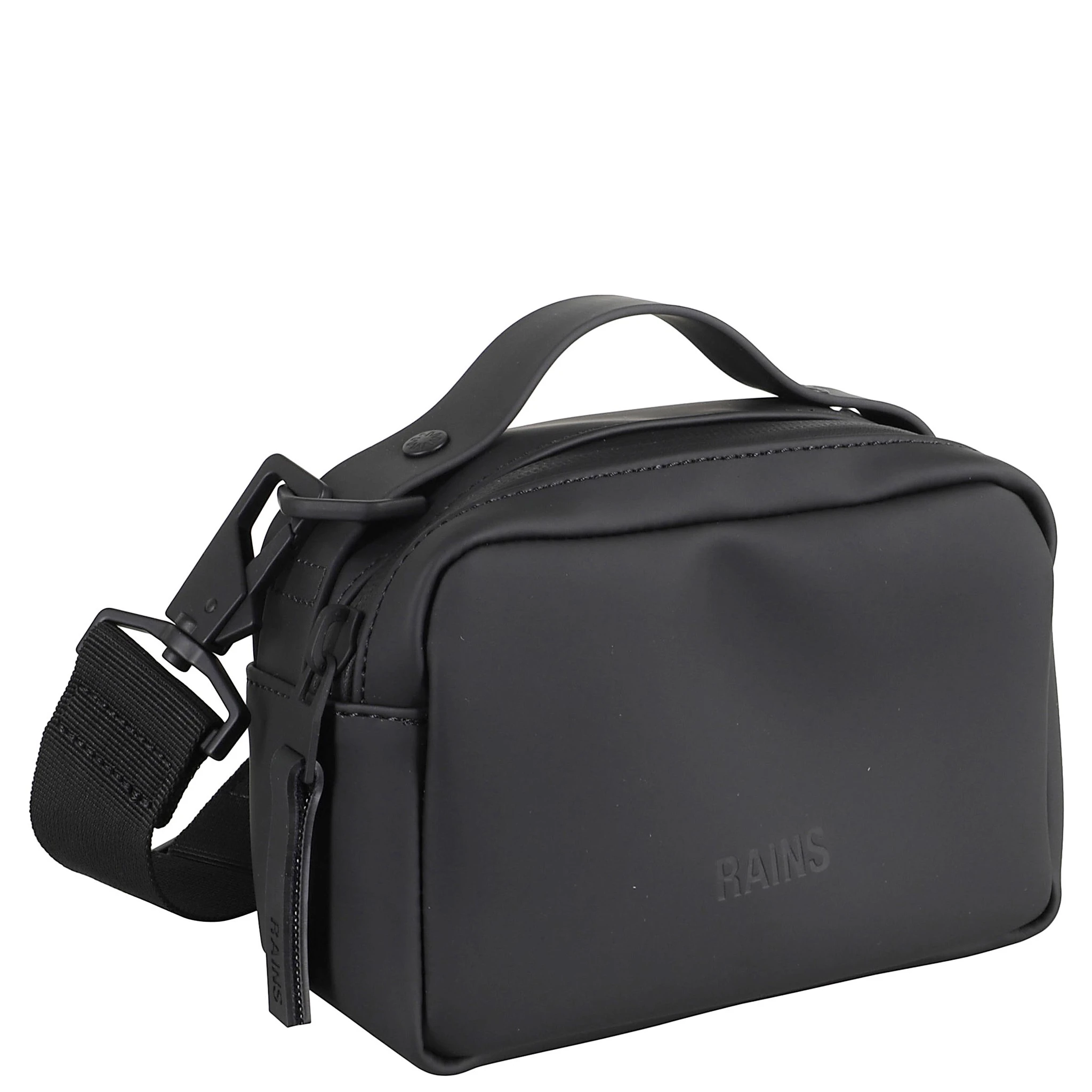 Logo-debossed faux-leather shoulder bag