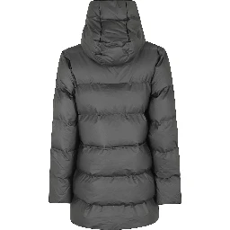 hooded padded coat
