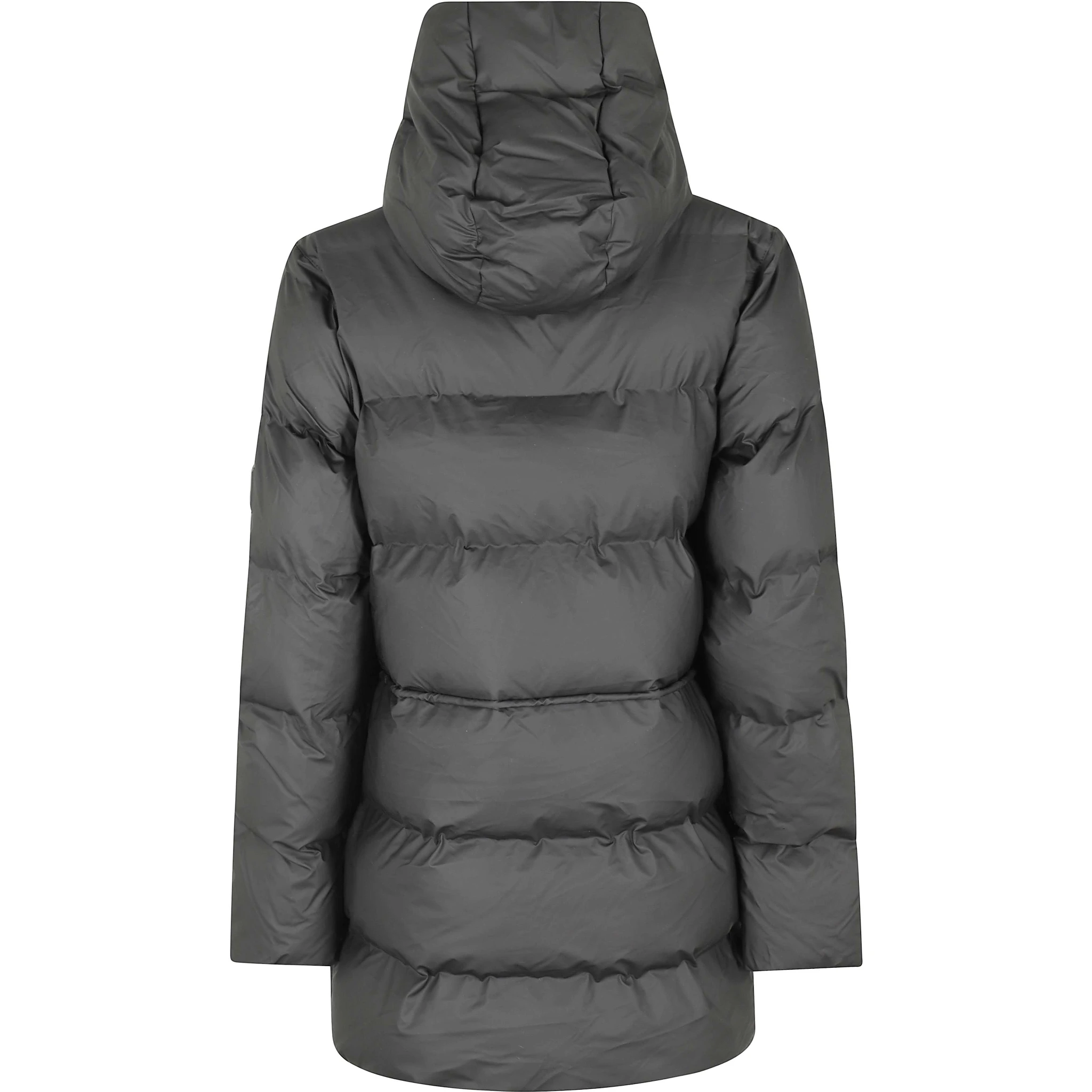hooded padded coat