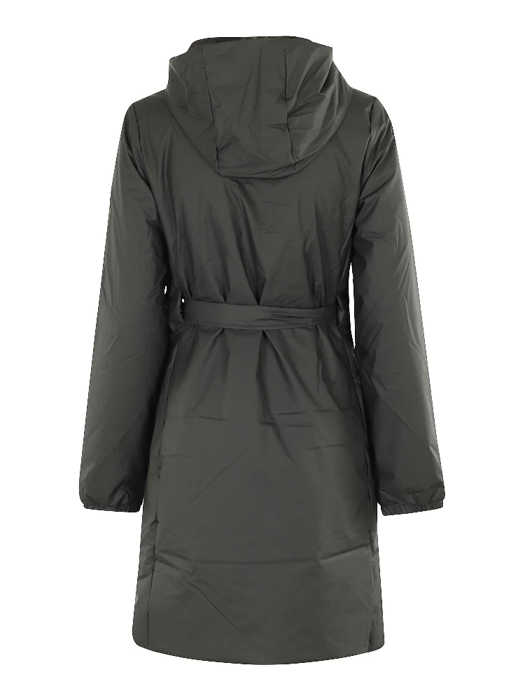 hooded belted coat alternative