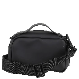Logo-debossed faux-leather shoulder bag