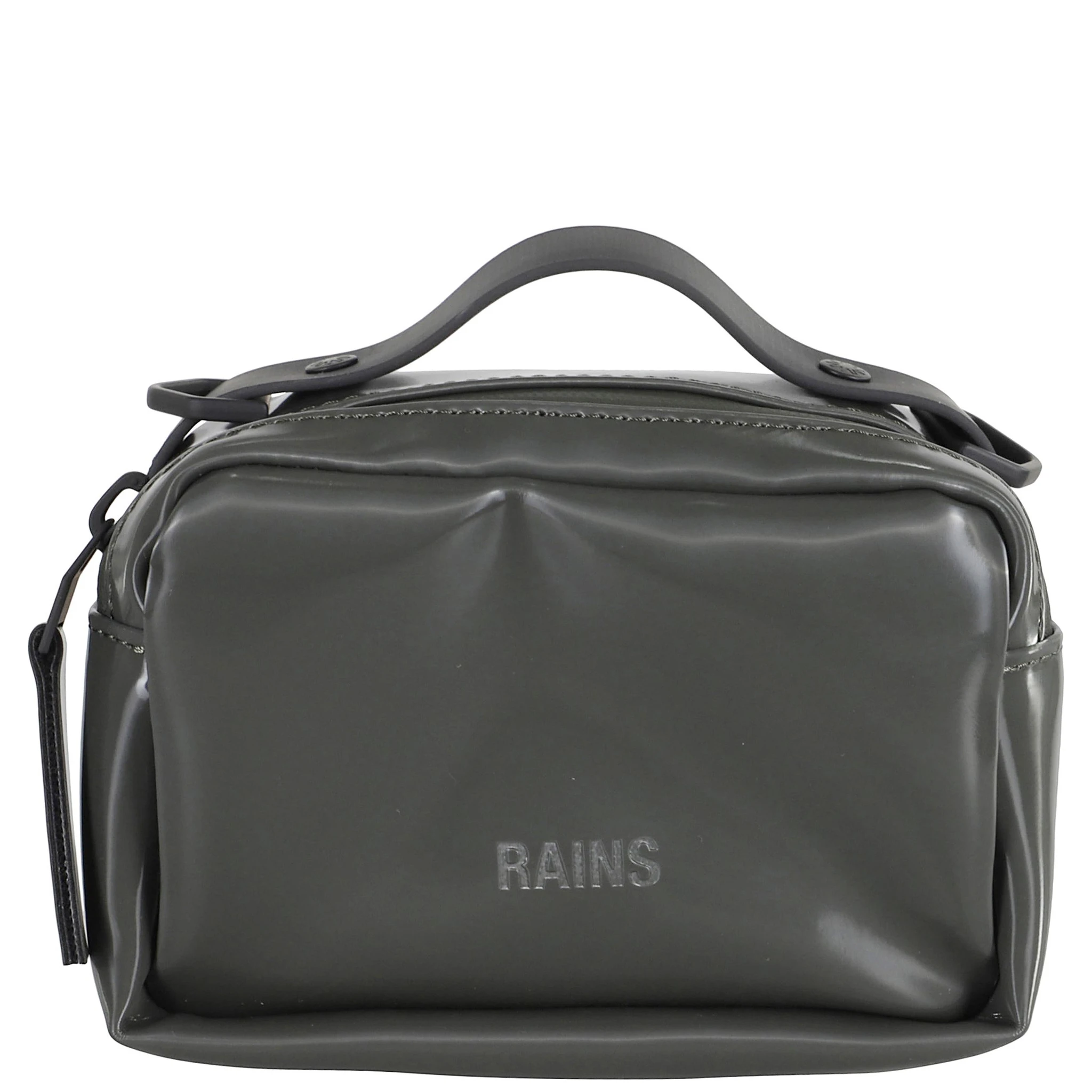 Logo-debossed faux-leather shoulder bag