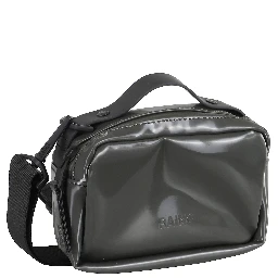 Logo-debossed faux-leather shoulder bag