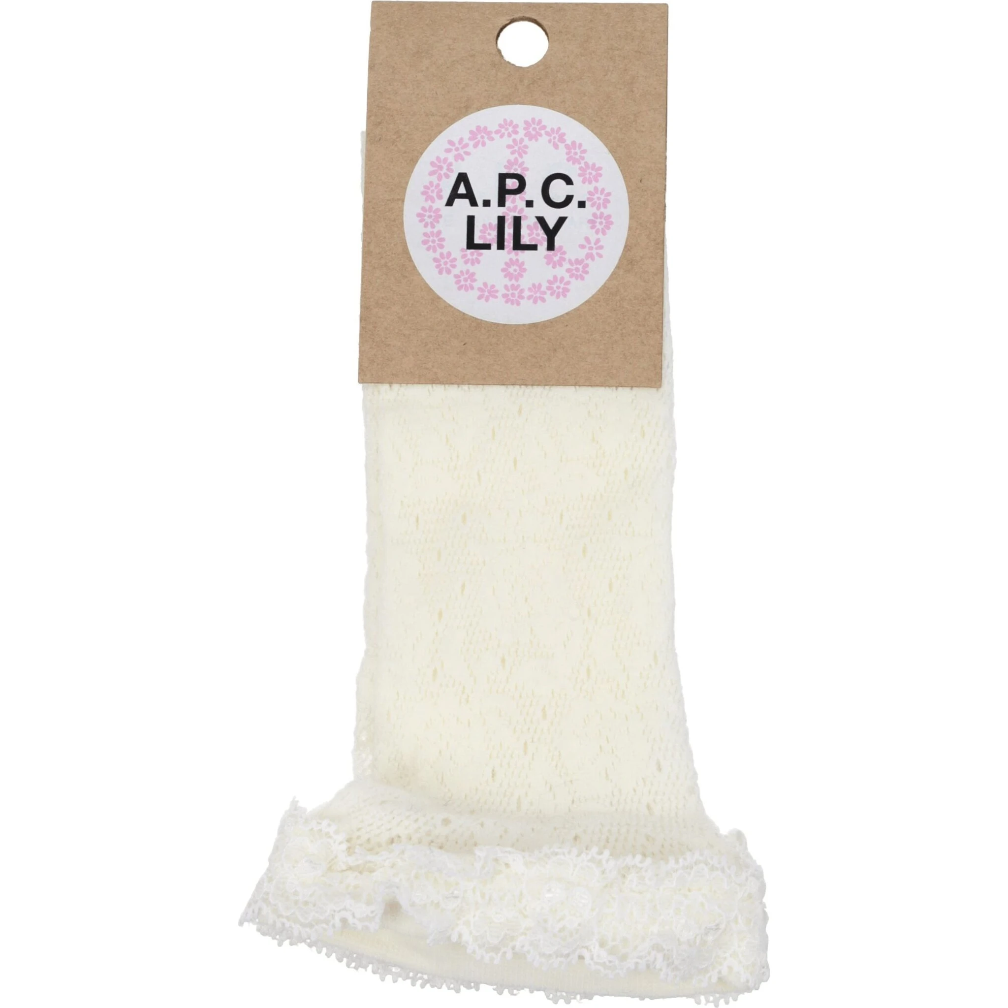 White Polyamide Socks