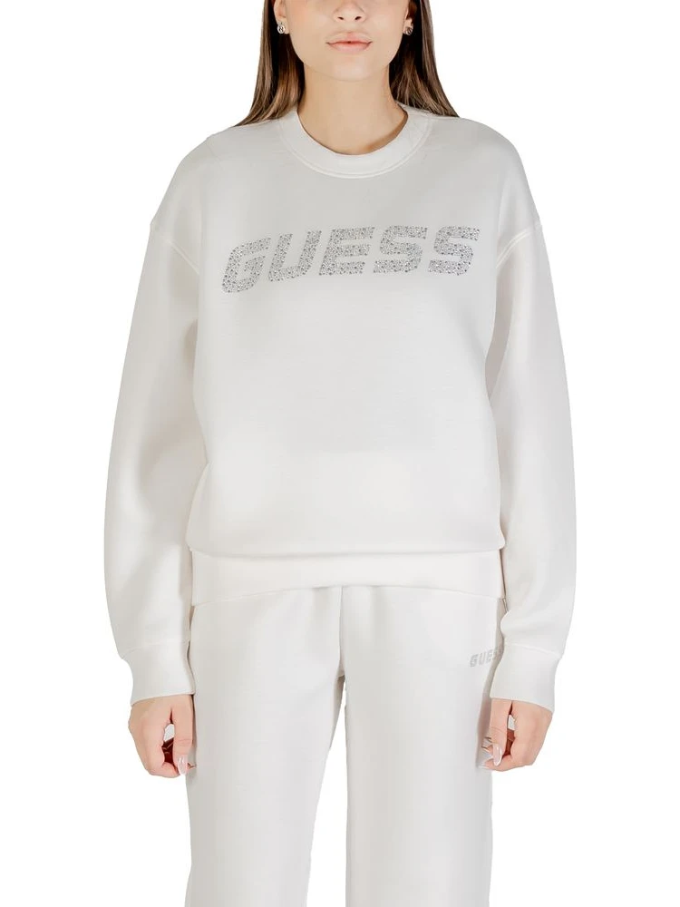 Cream Viscose Sweatshirt