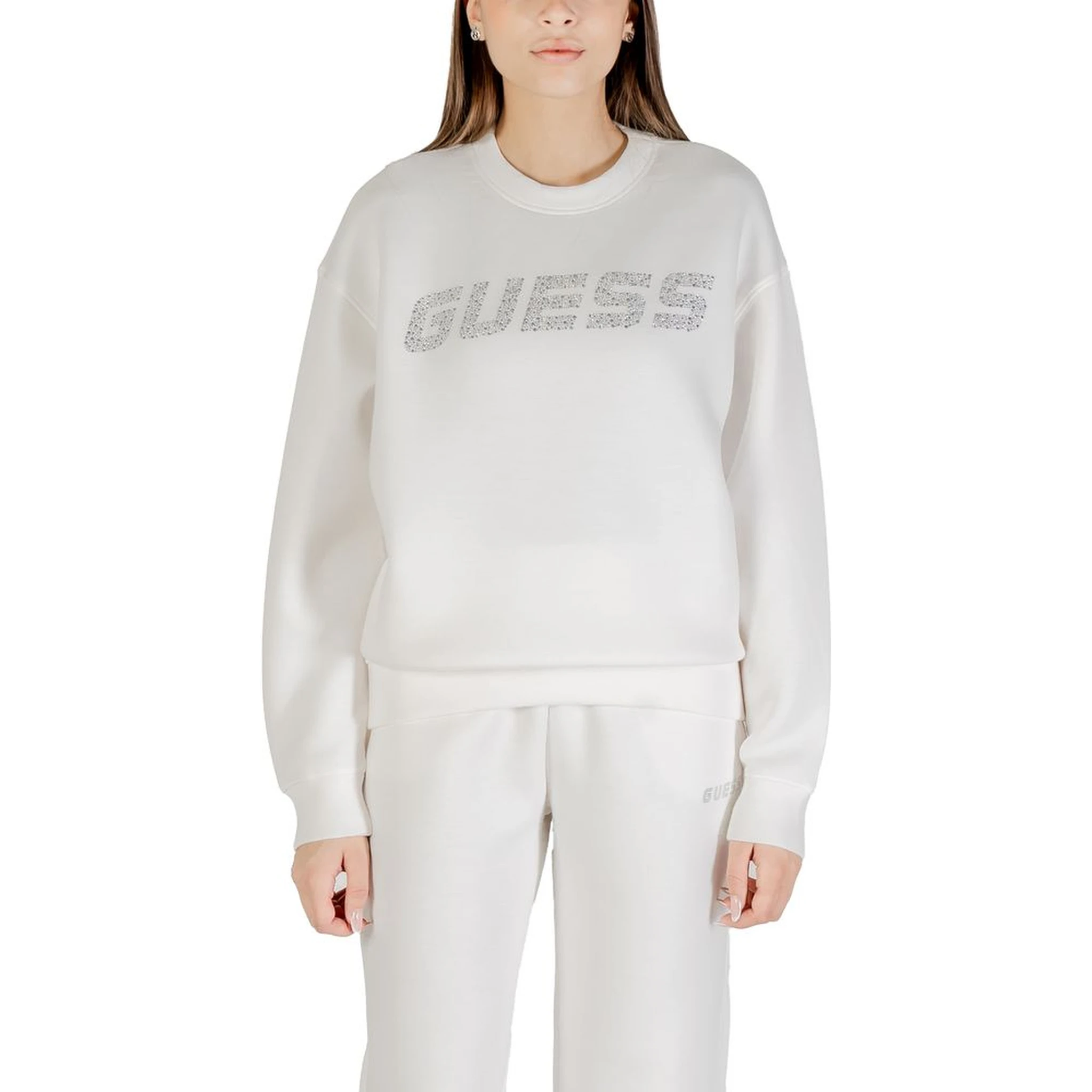 Cream Viscose Sweatshirt