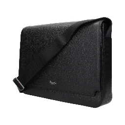 Black Leather Crossbody Bag