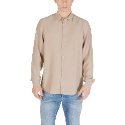 Beige Viscose Shirt