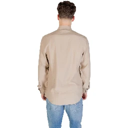 Beige Viscose Shirt