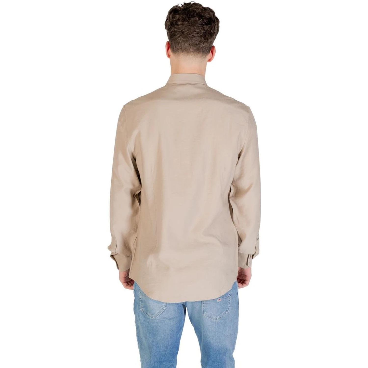 Beige Viscose Shirt