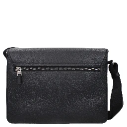 Black Leather Crossbody Bag
