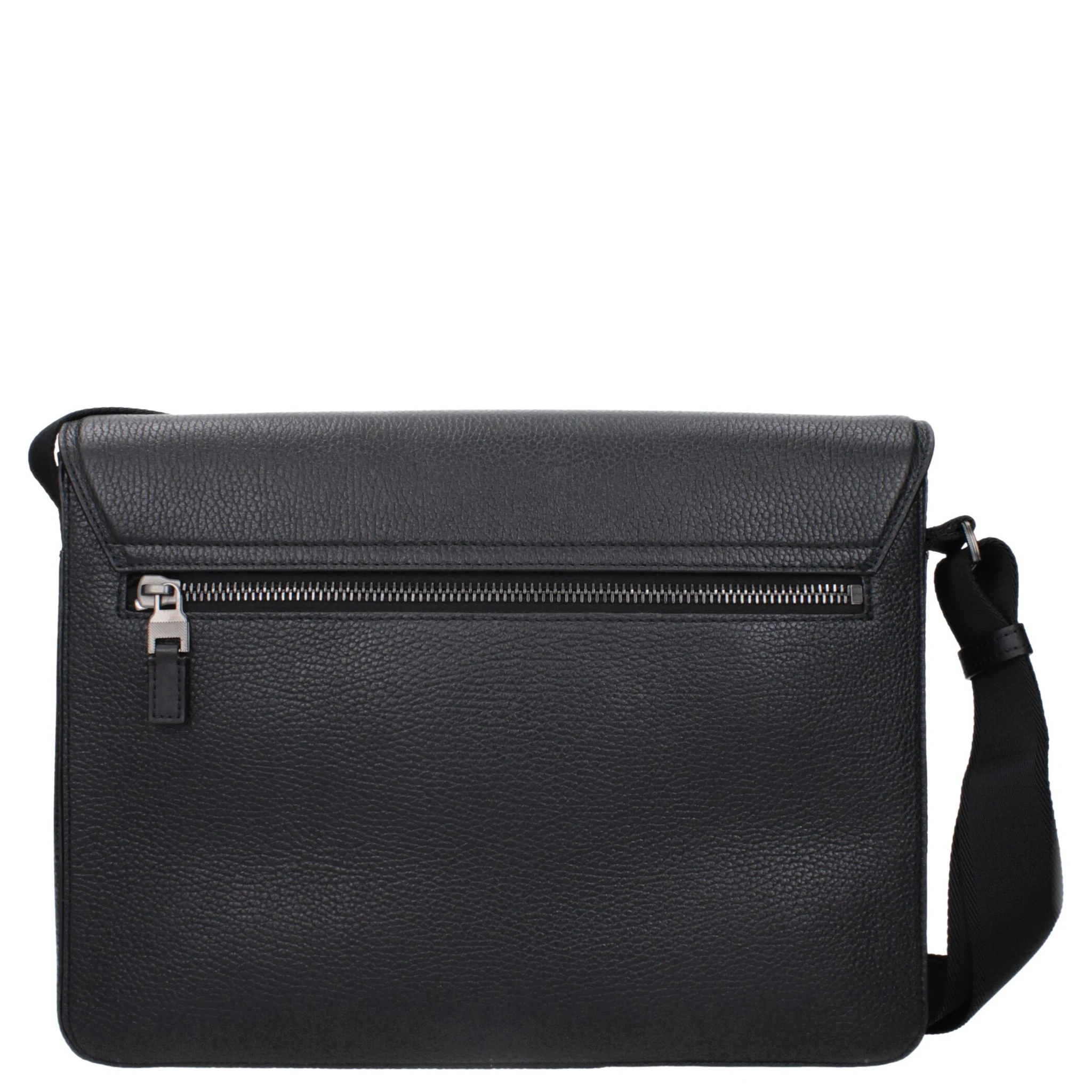 Black Leather Crossbody Bag