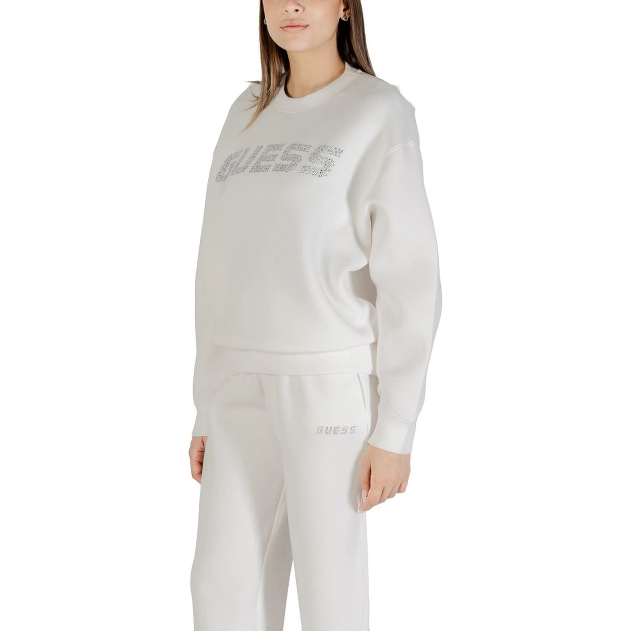 Cream Viscose Sweatshirt