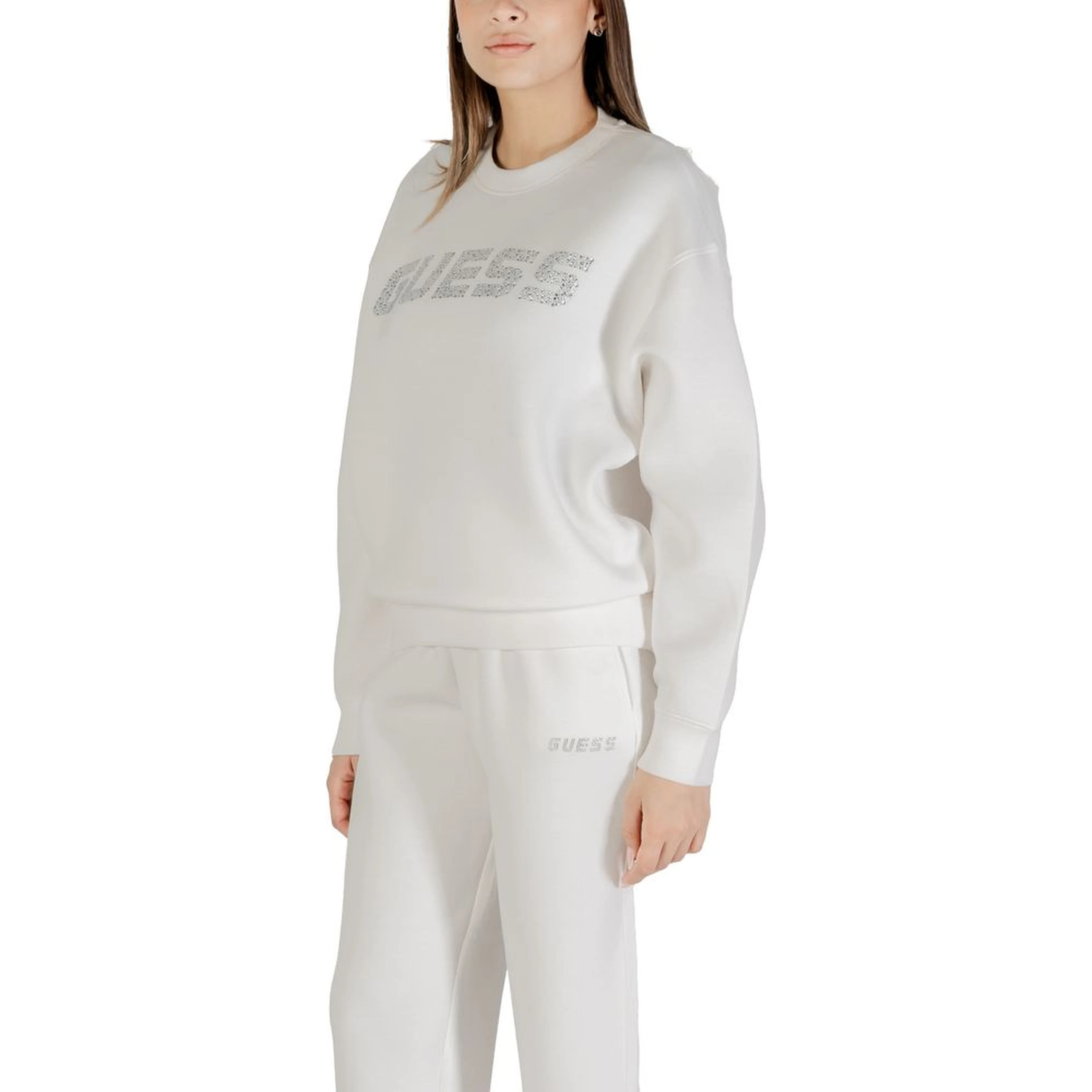 Cream Viscose Sweatshirt