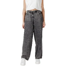 Black Lyocell Casual Pants