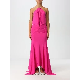 Fuchsia Jersey Cocktail Dress