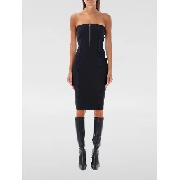 Black Cotton Casual Dress