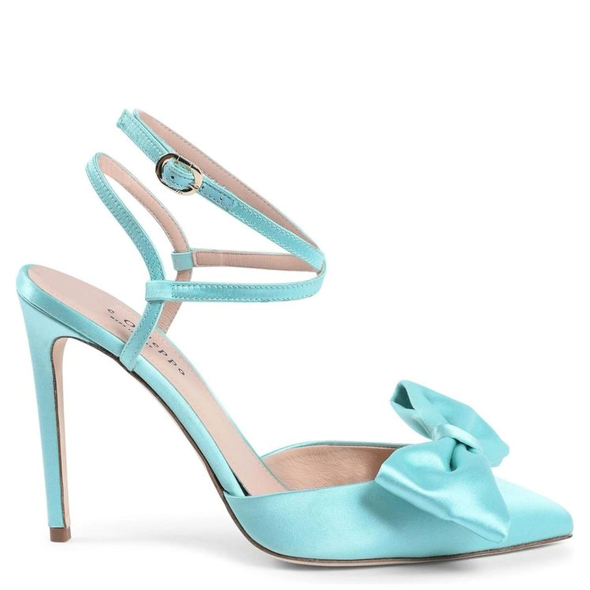 Pink Satin Pumps