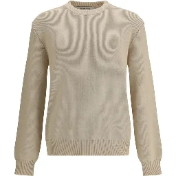 Beige Cotton Sweatshirt