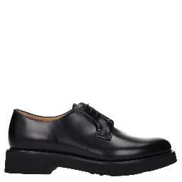 Black Leather Oxfords And Derbies
