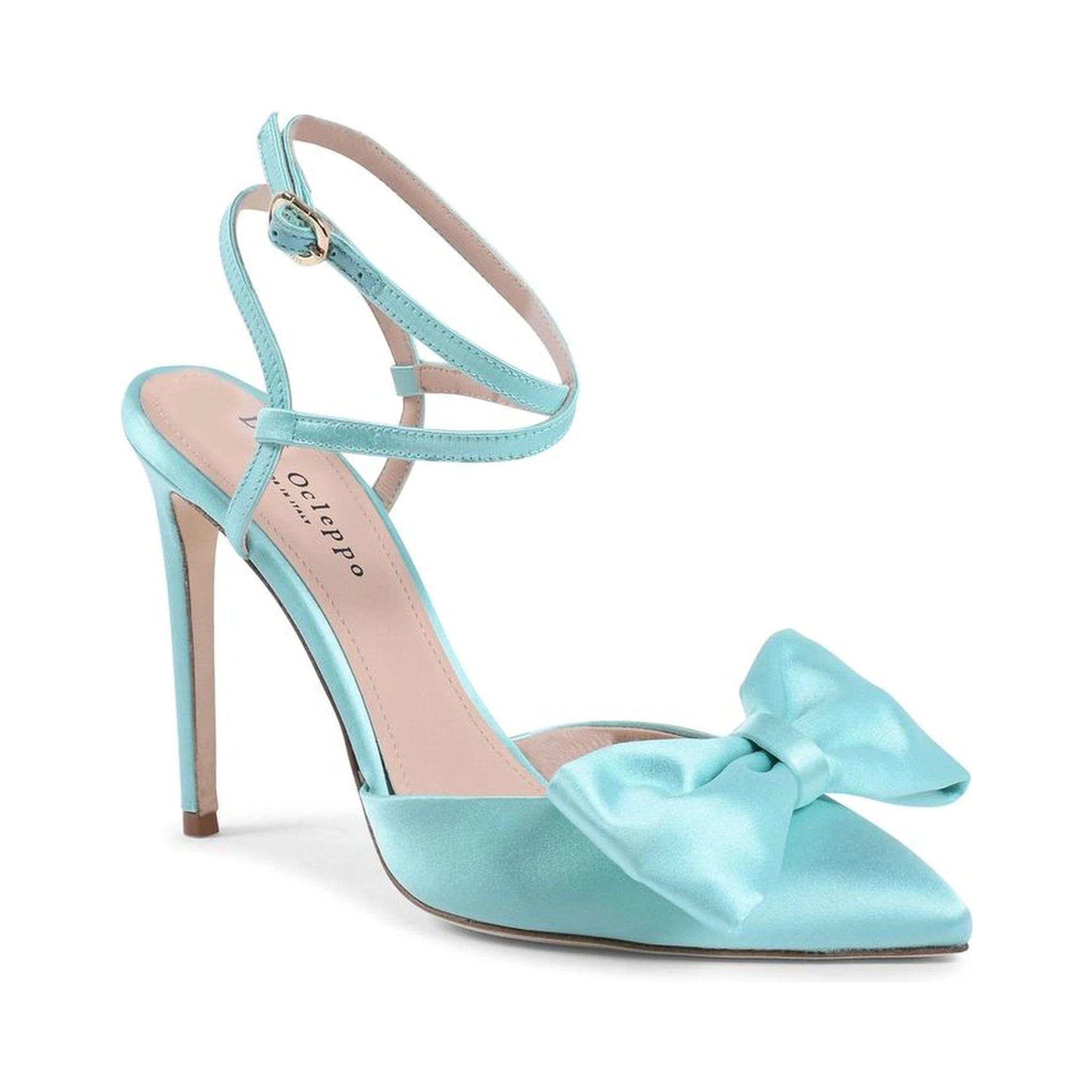 Pink Satin Pumps