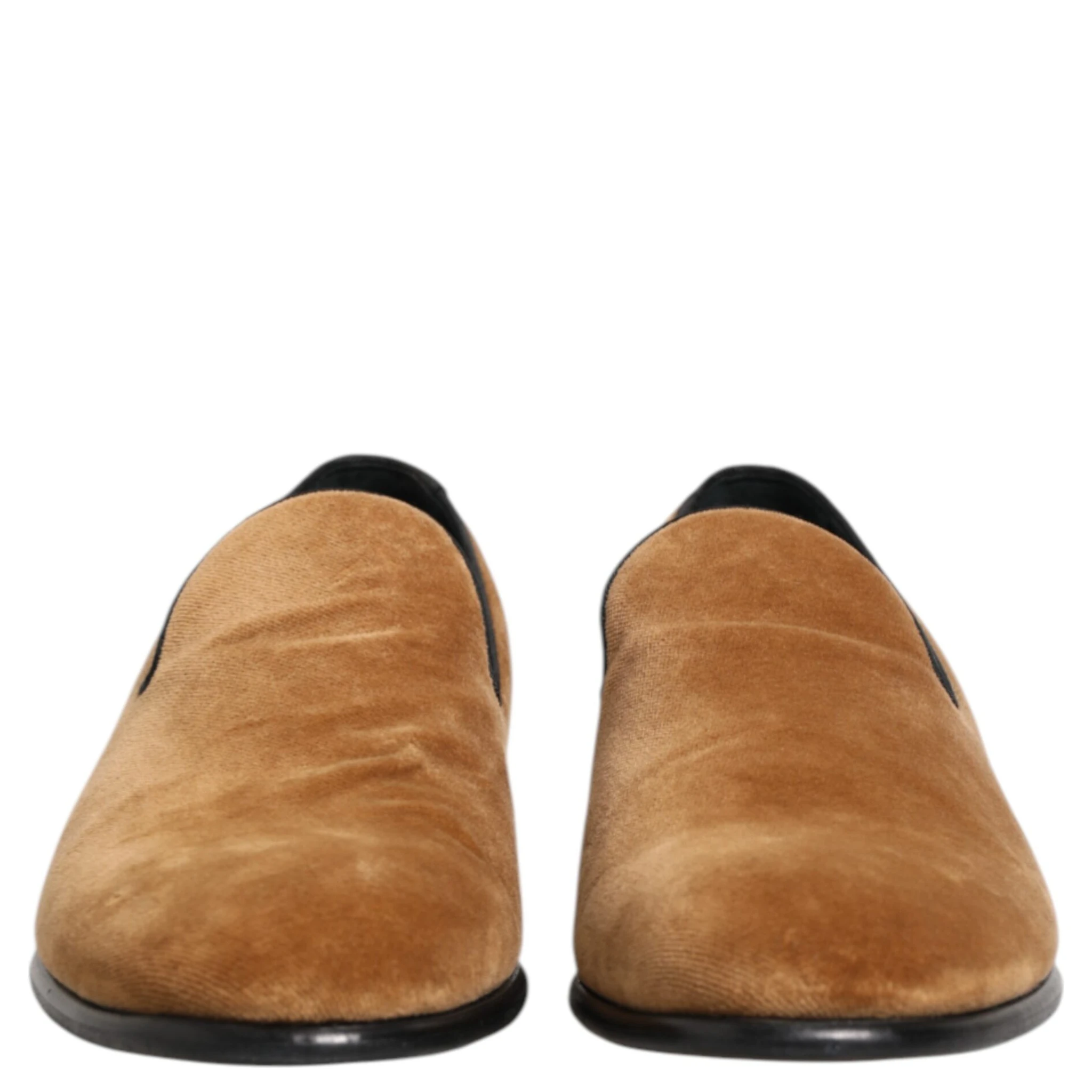 Brown Suede Slip On Men Loafers Formal Shoes