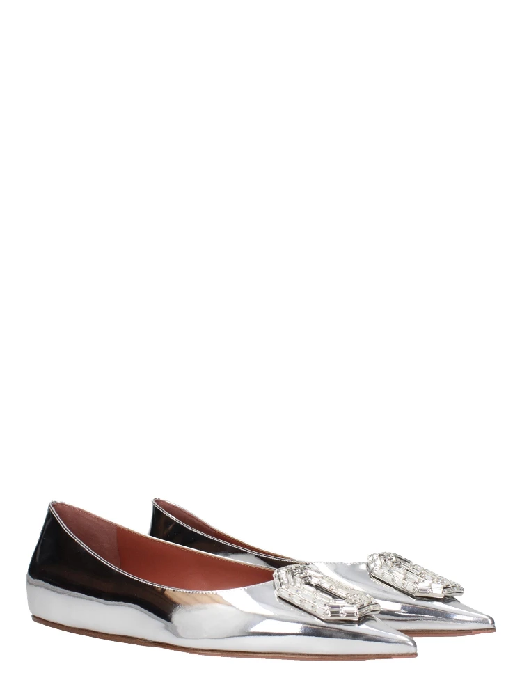 Gray Leather Ballet Flats alternative