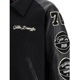 Black Fleece Wool Bomber