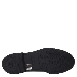 Black Leather Oxfords And Derbies