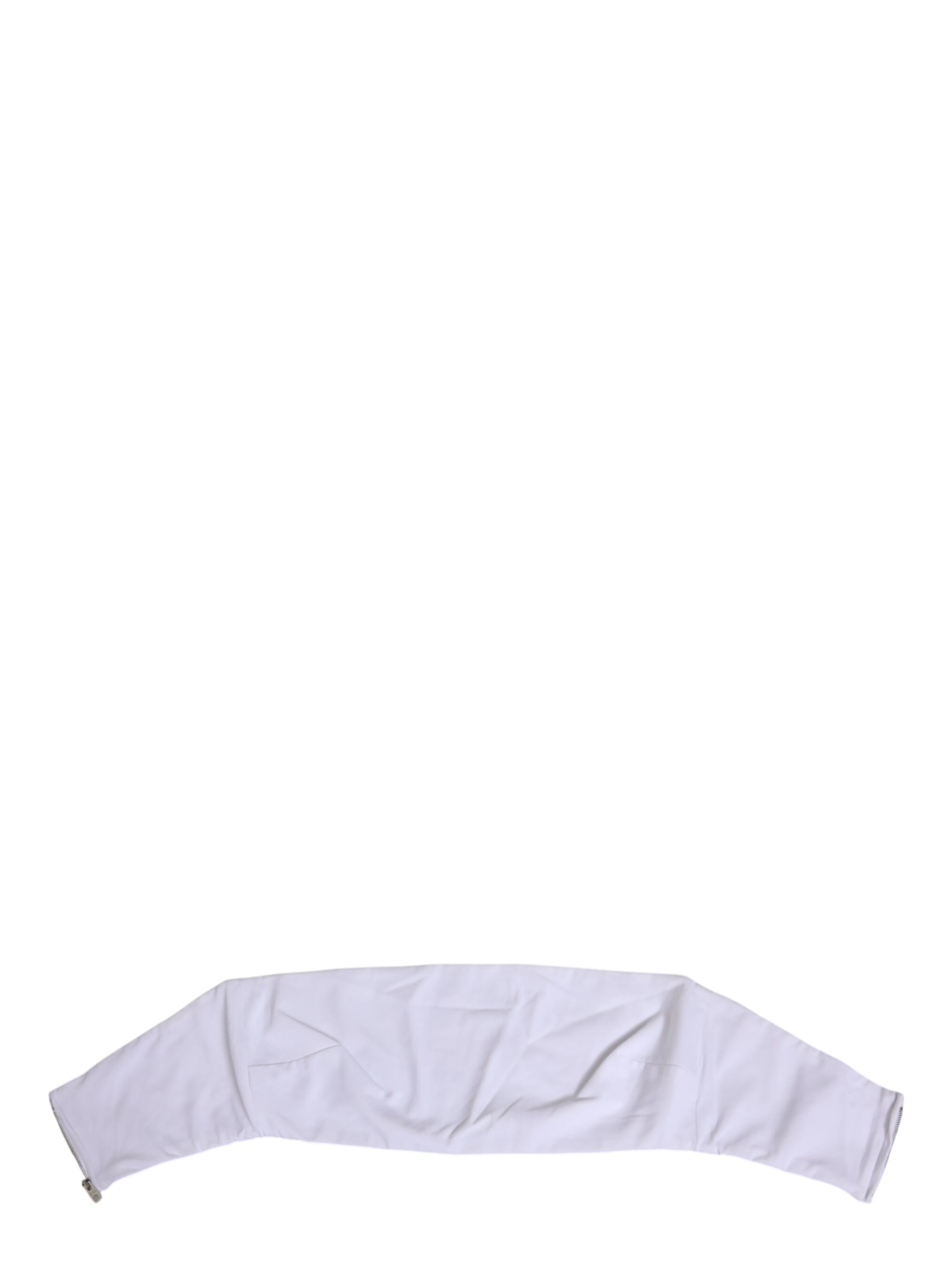 White Nylon Strapless Corset Top Underwear