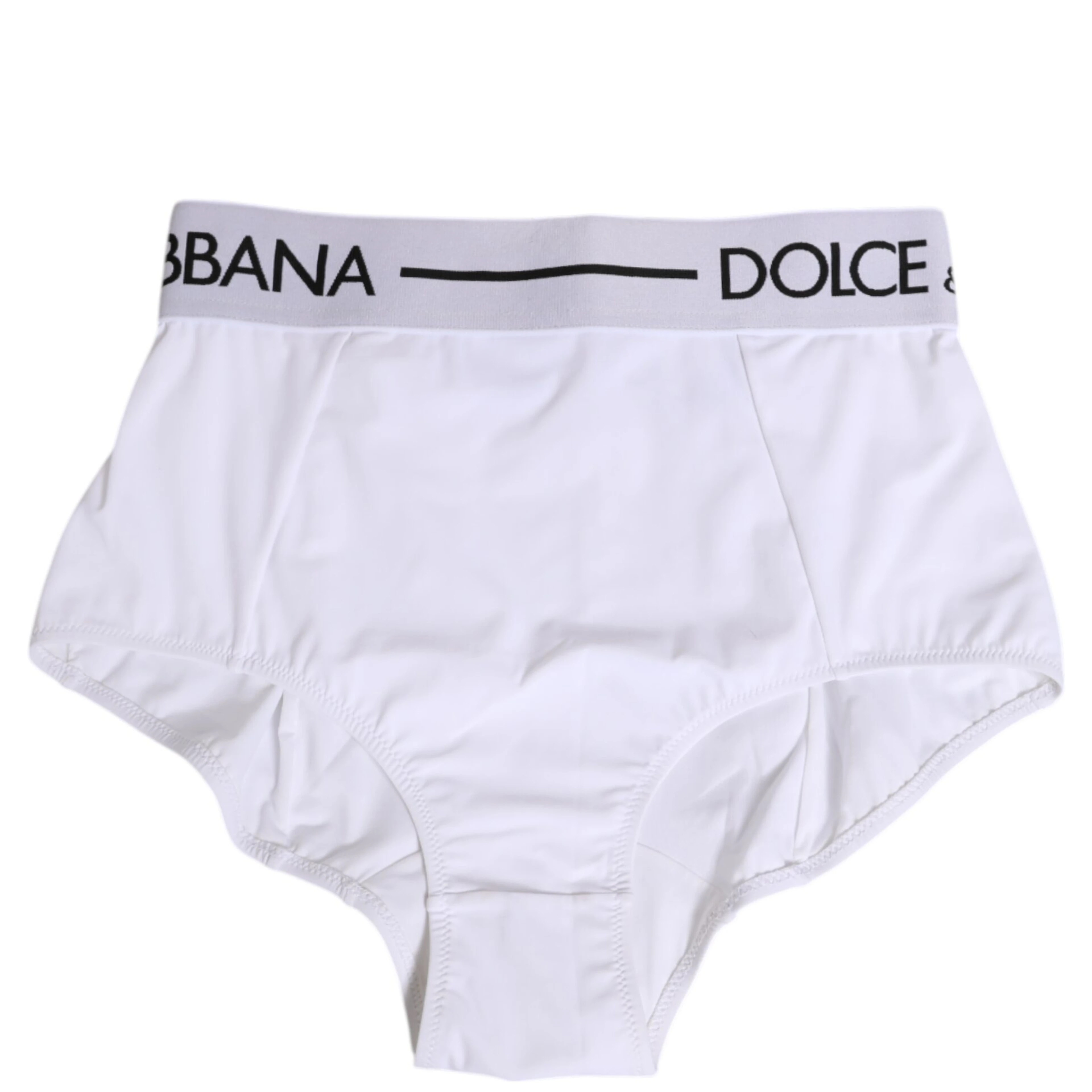 White Nylon Logo Waistband Coulotte Underwear