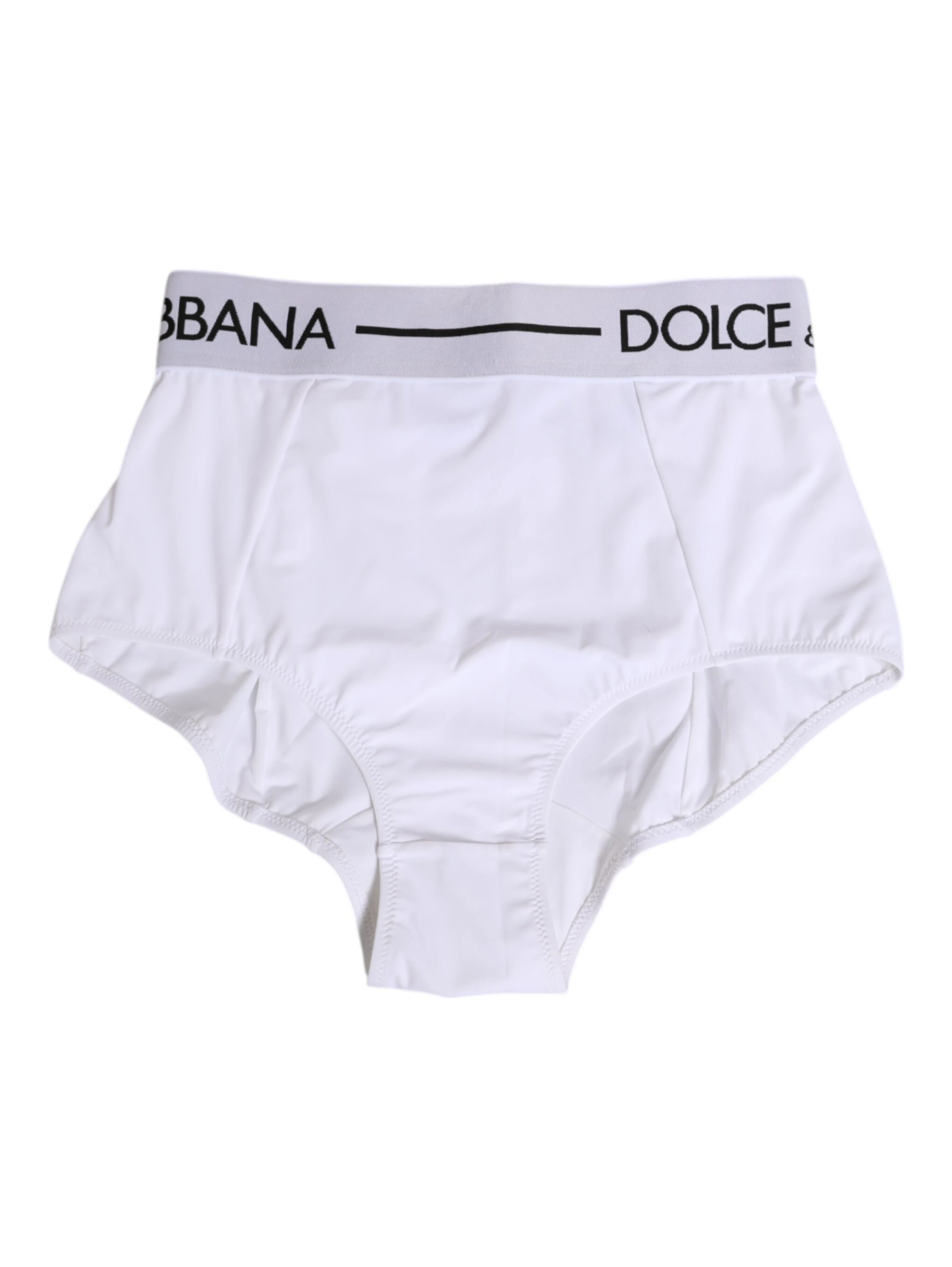 White Nylon Logo Waistband Coulotte Underwear