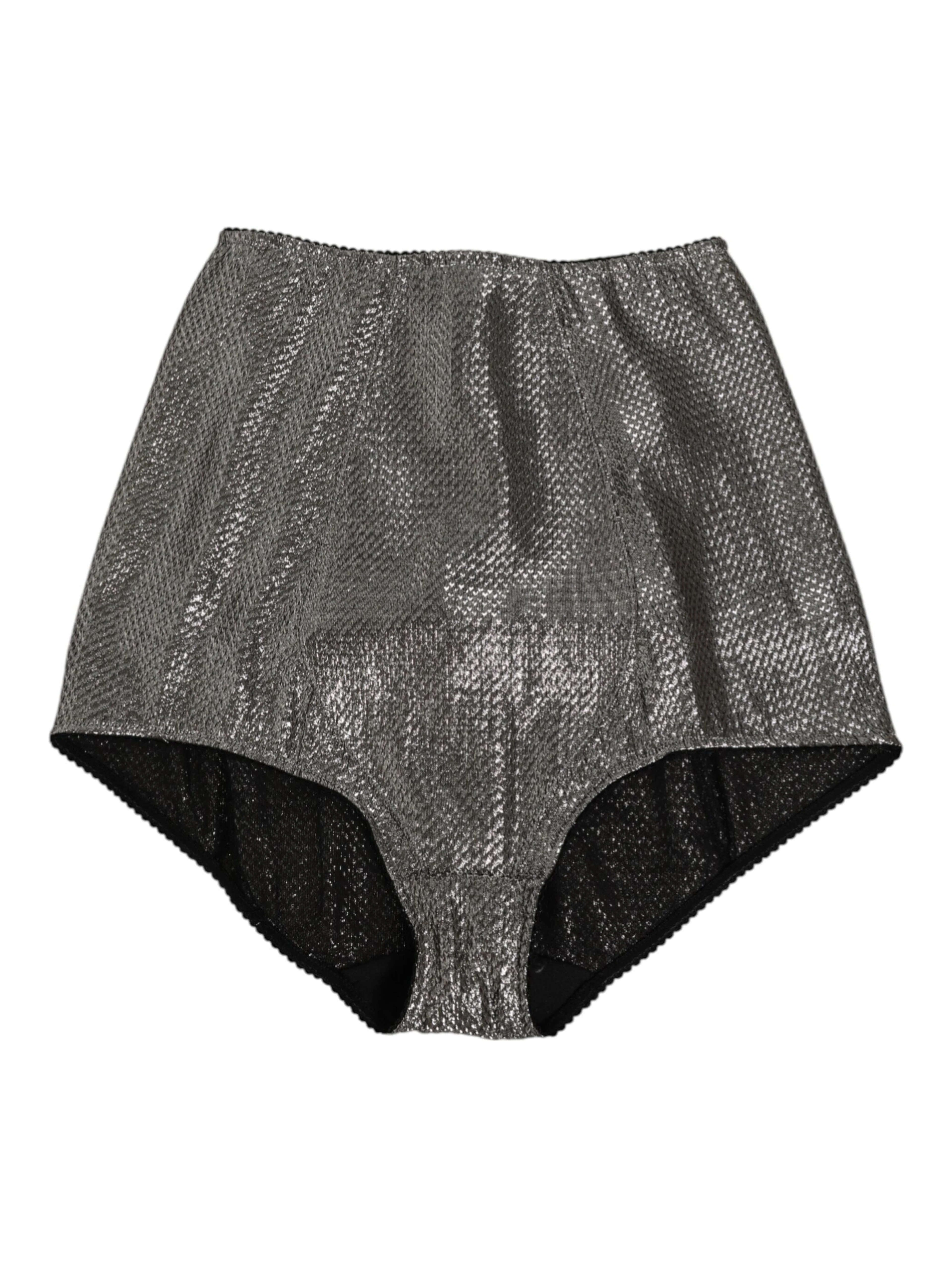 Gray Silk Stretch Slip Girdle Panty Underwear