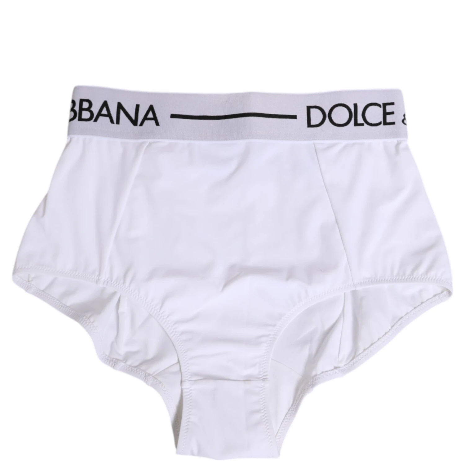 White Nylon Logo Waistband Coulotte Underwear